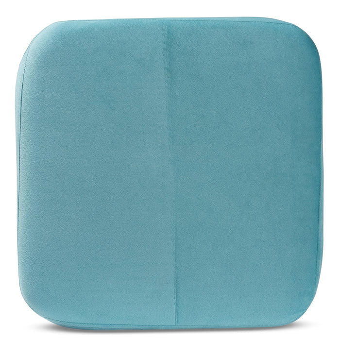 Aleron Storage Ottoman/Light Blue