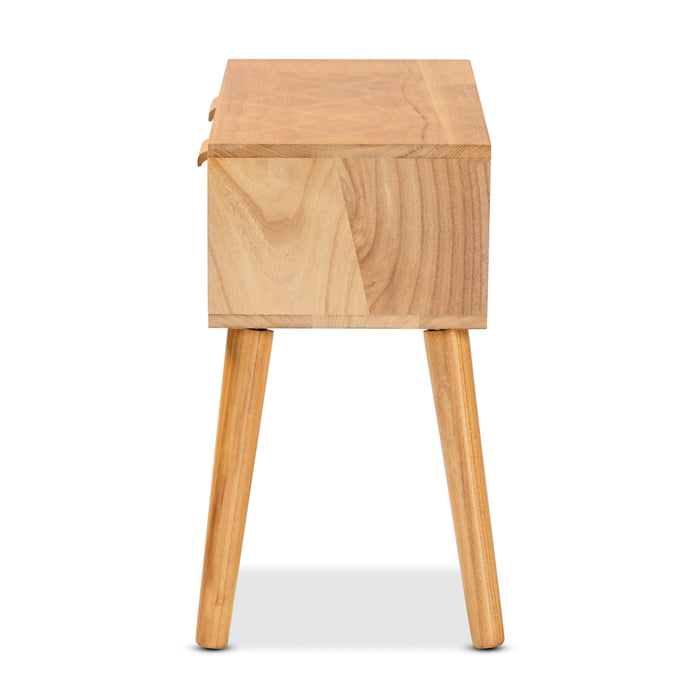 Falan Console Table With Rattan