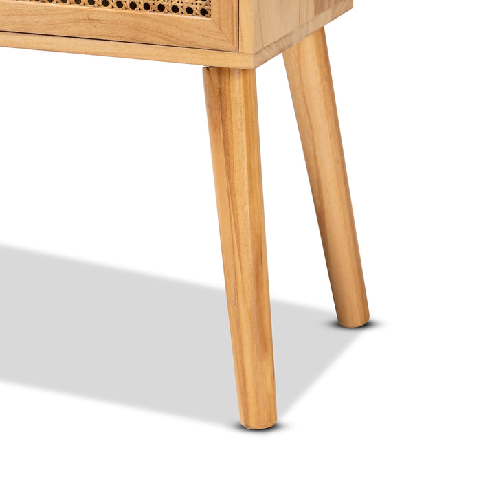 Falan Console Table With Rattan