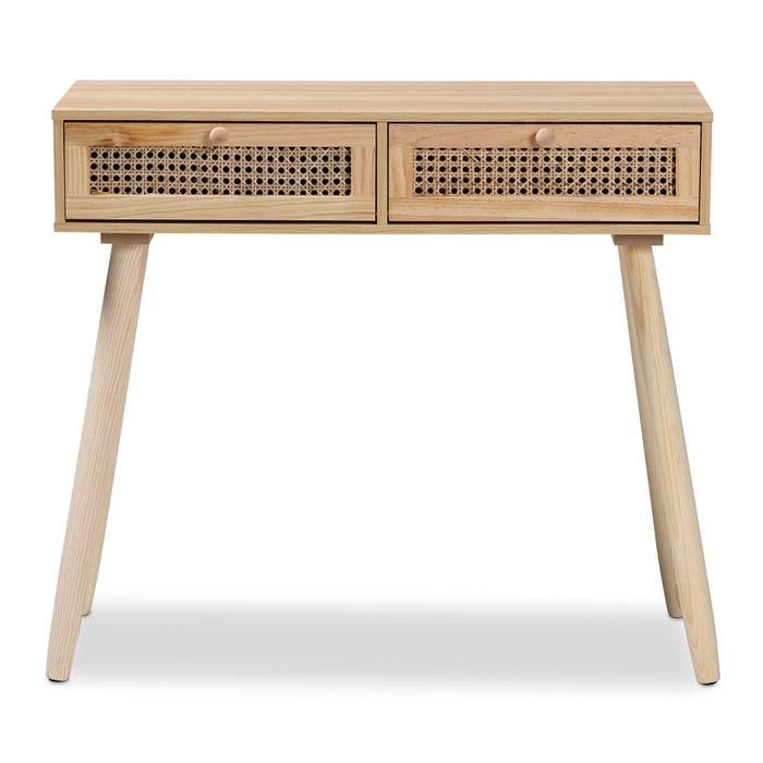 Maclean Rattan Console Table