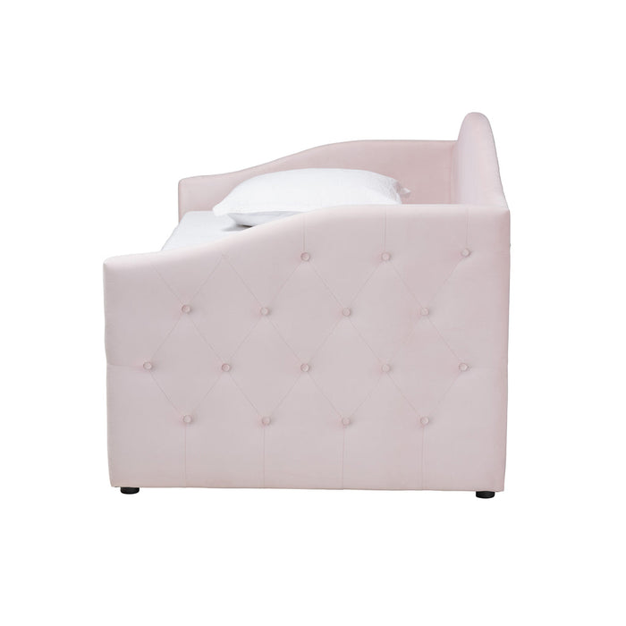 Mansi Full Size 2 Drawer Daybed/Light Pink