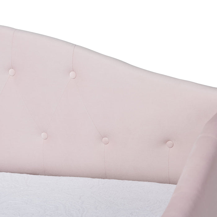 Mansi Full Size 2 Drawer Daybed/Light Pink