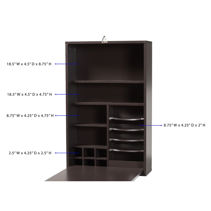 Millard Wall Mounted Folding Desk