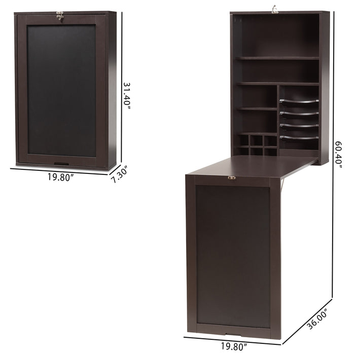 Millard Wall Mounted Folding Desk