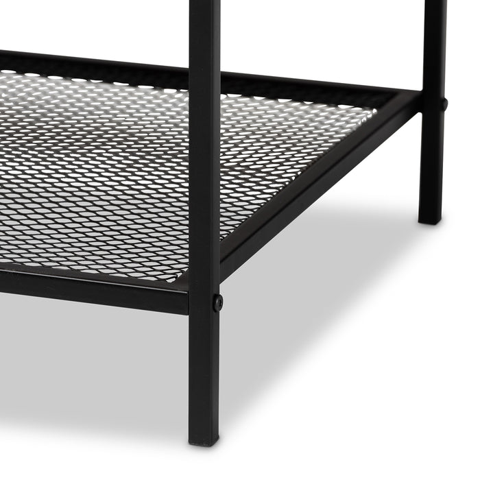 Overton Industrial Wood Coffee Table