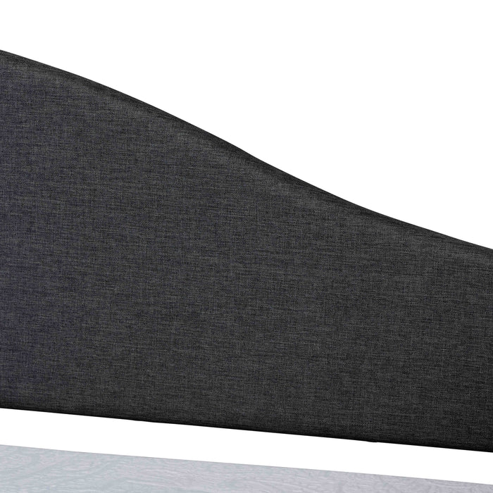 Milligan Modern Full Size Day Bed/Charcoal Grey