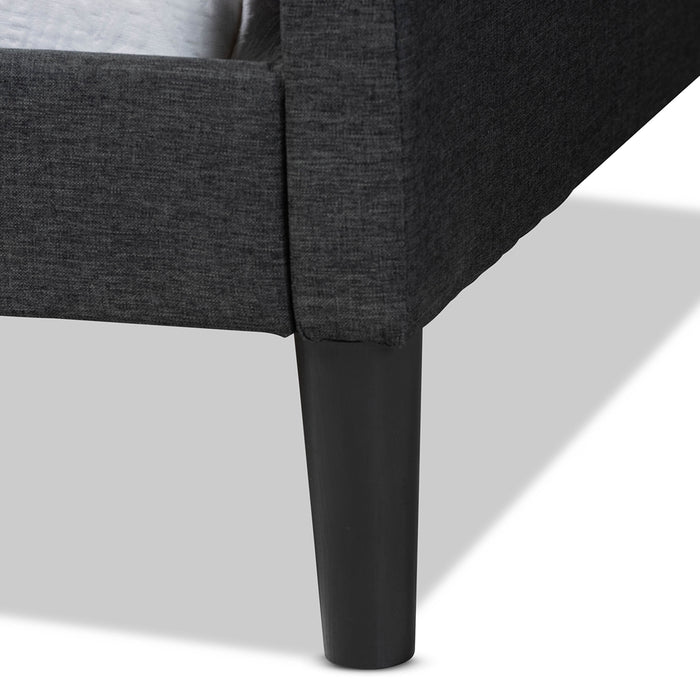 Milligan Modern Full Size Day Bed/Charcoal Grey