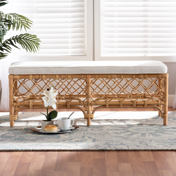 Orchard Rattan Bench
