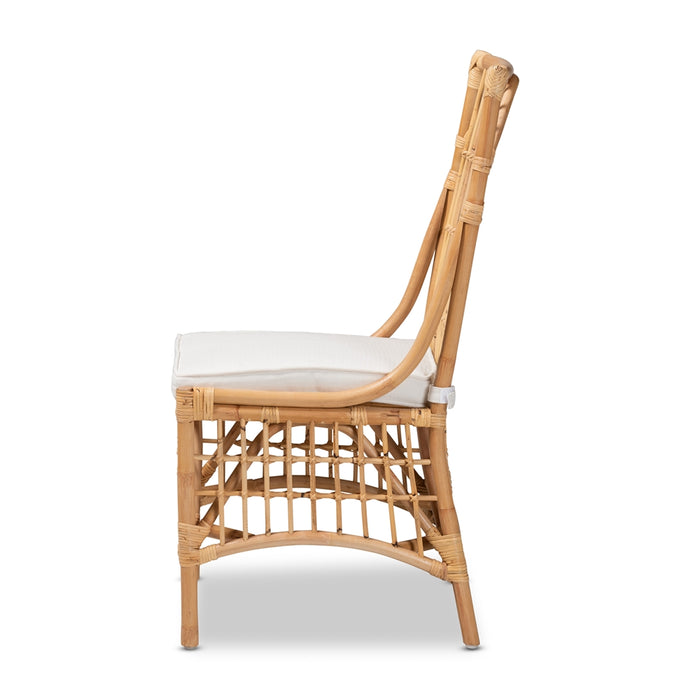 Rose Rattan Dining Chair