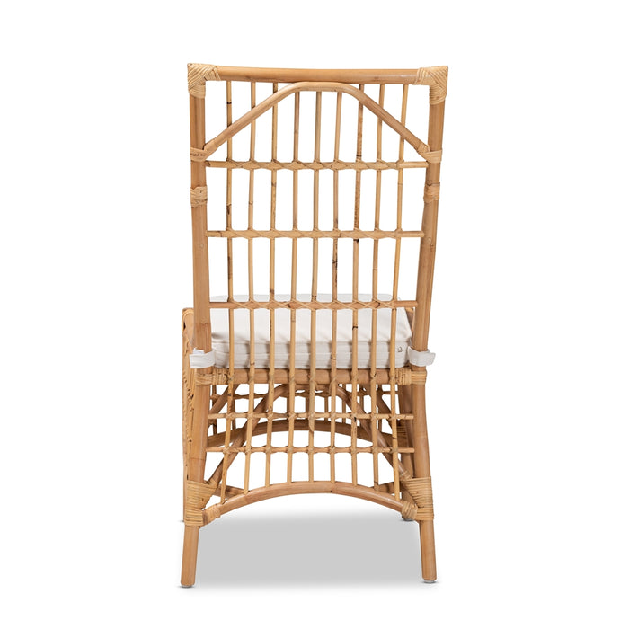 Rose Rattan Dining Chair