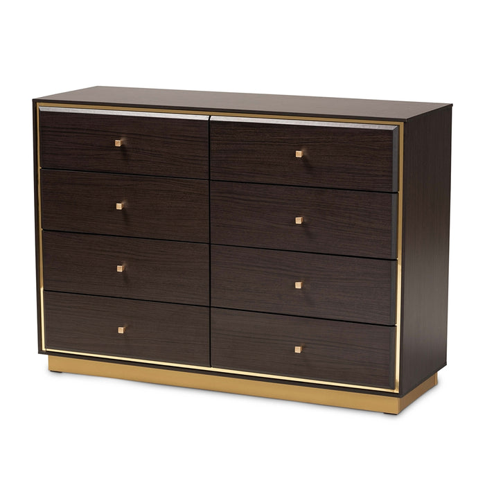 Cormac 8 Drawer Dresser/Espresso Brown