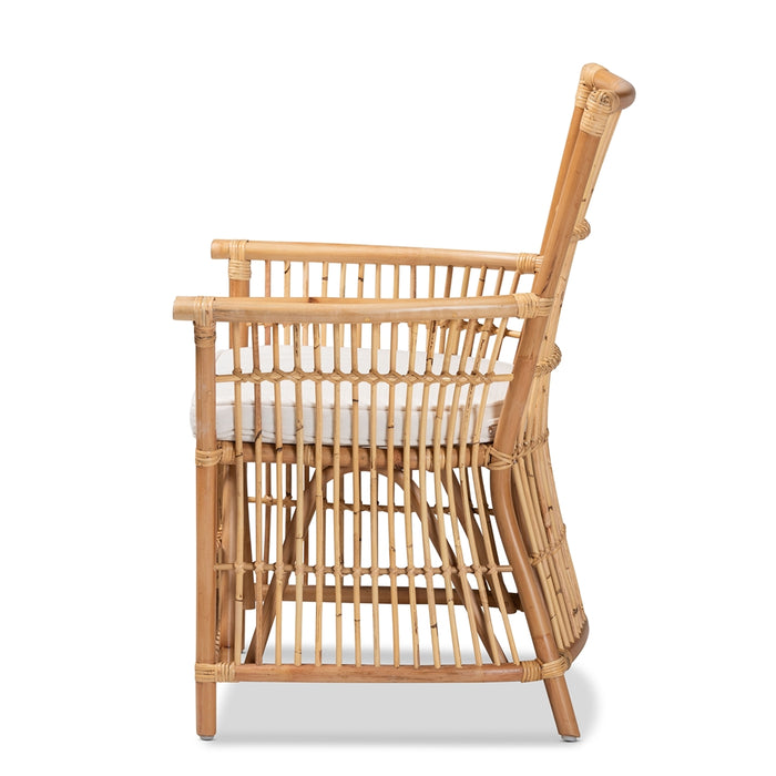 Rose Rattan Armchair