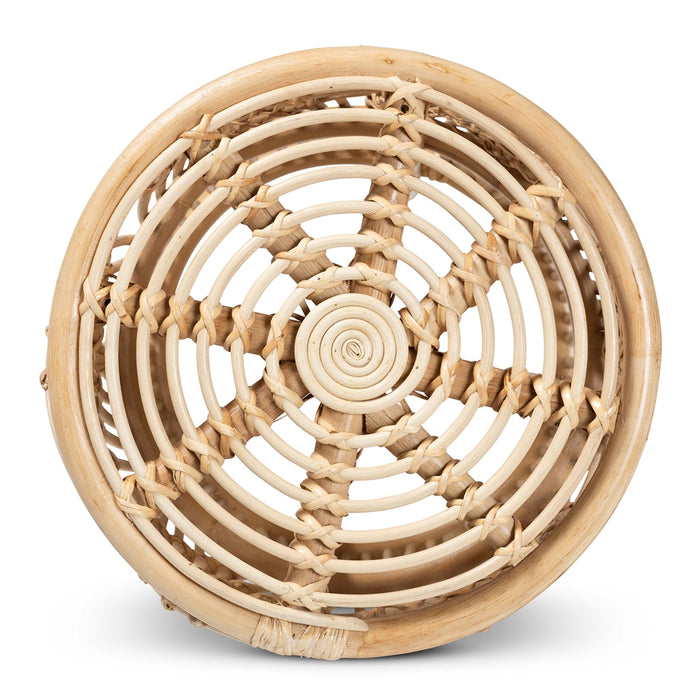 Edena Bohemian Rattan End Table