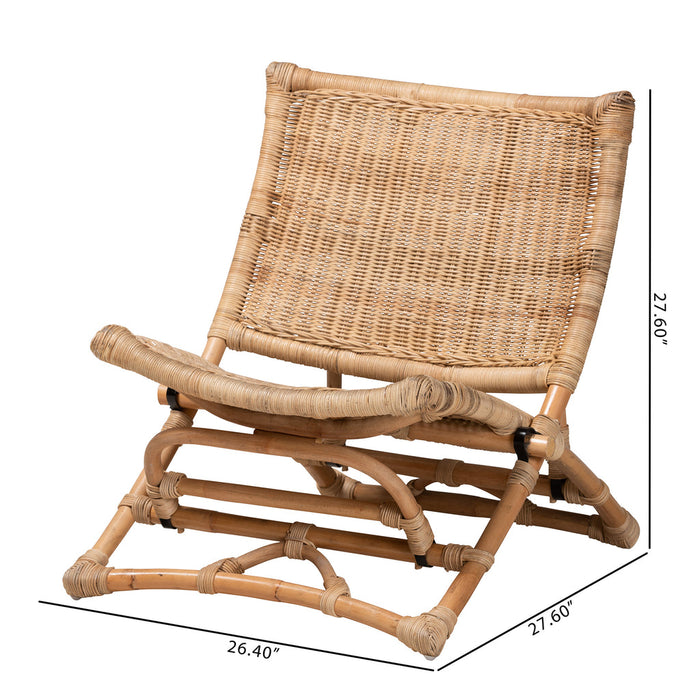 Herrara Rattan Foldable Lounge Chair