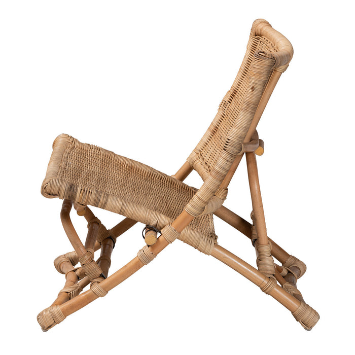 Herrara Rattan Foldable Lounge Chair