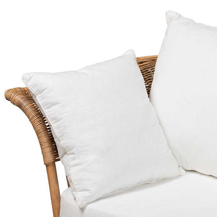 Edana Bohemian Rattan Sofa With Cushion