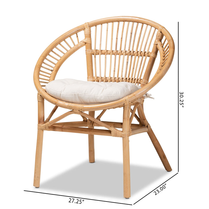 Adrina Rattan Dining Chair