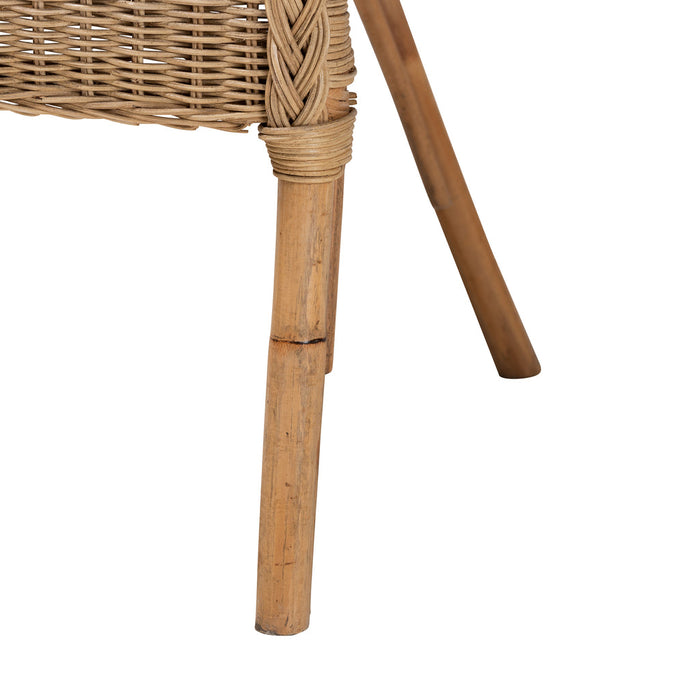 Abbey Bohemian Rattan Dining Chair/ Natural Brown
