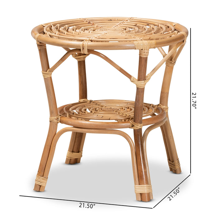 Cariel Rattan Coffee Table