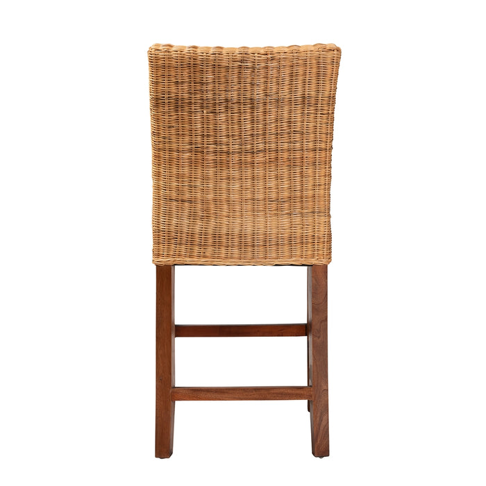 Racquel Bohemian Rattan Counter Stool/Natural
