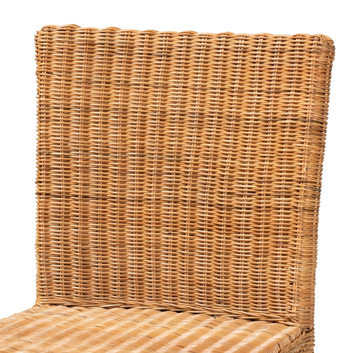 Racquel Bohemian Rattan Counter Stool/Natural