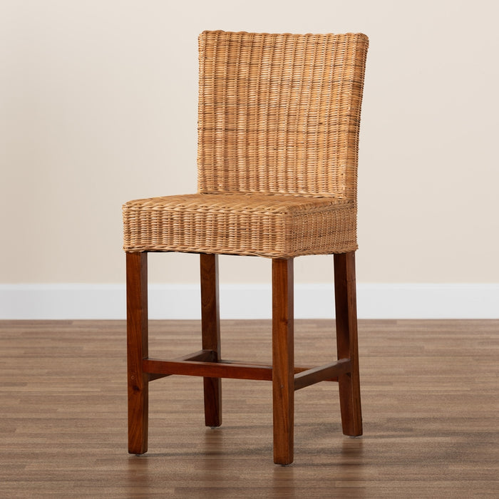 Racquel Bohemian Rattan Counter Stool/Natural