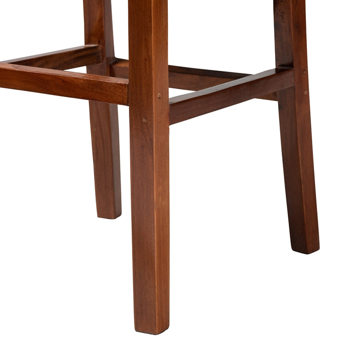 Racquel Bohemian Rattan Bar Stool/Natural