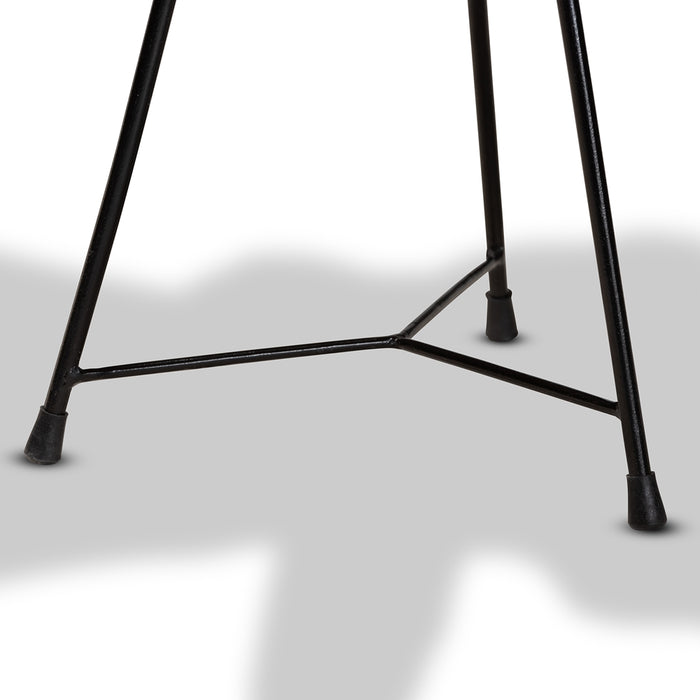Merci End Table With Teak Tree Trunk Tabletop