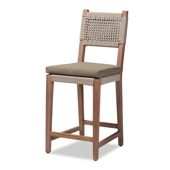 Heyna Woven Rope Counter Stool