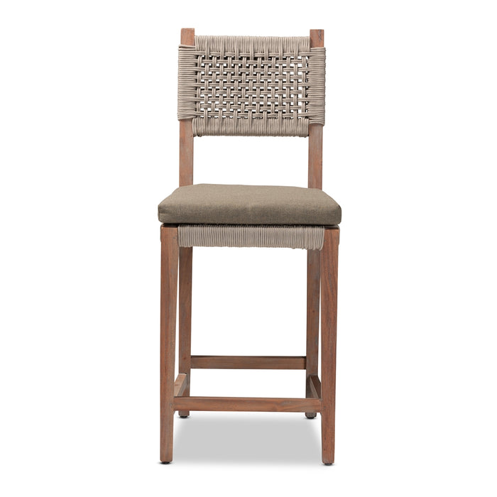 Heyna Woven Rope Counter Stool