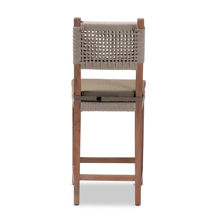 Heyna Woven Rope Counter Stool