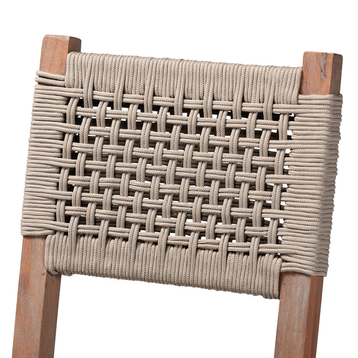 Heyna Woven Rope Counter Stool