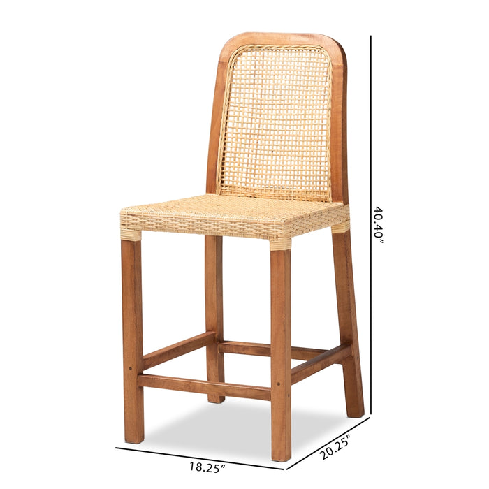 Caspia Rattan Counter Stool