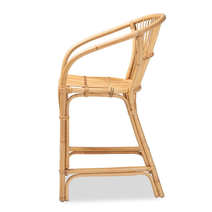 Murai Bohemian Rattan Counter Stool