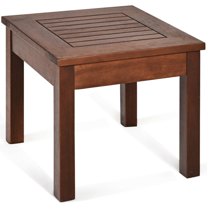 3PCS Outdoor Wooden Patio Rattan Furniture Set - Cool Stuff & Accessories