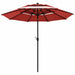 10ft 3 Tier Outdoor Patio Umbrella with Double Vented - Cool Stuff & Accessories