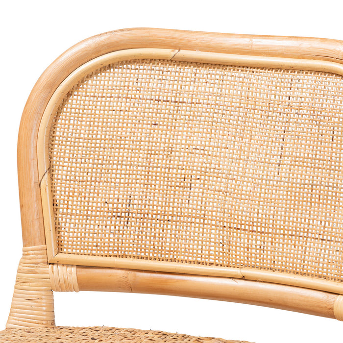 Adrena Bohemian Rattan Bar Stool