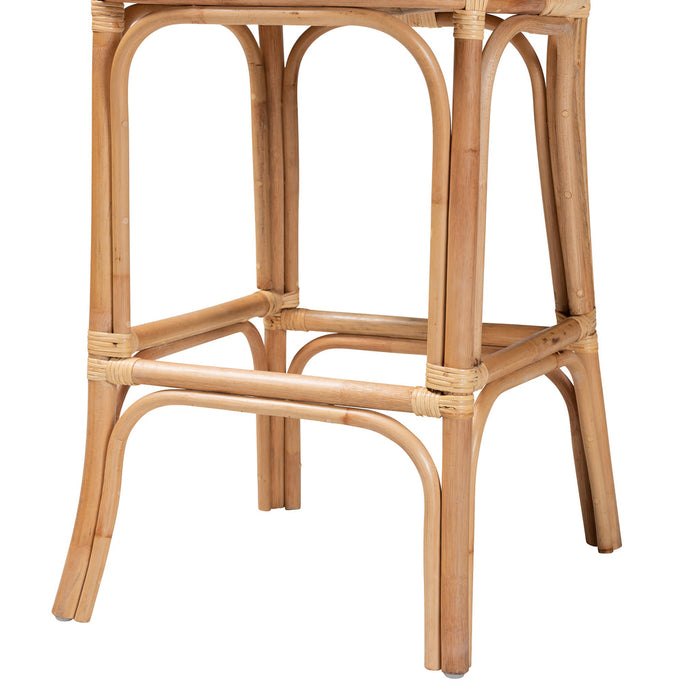 Adrena Bohemian Rattan Bar Stool
