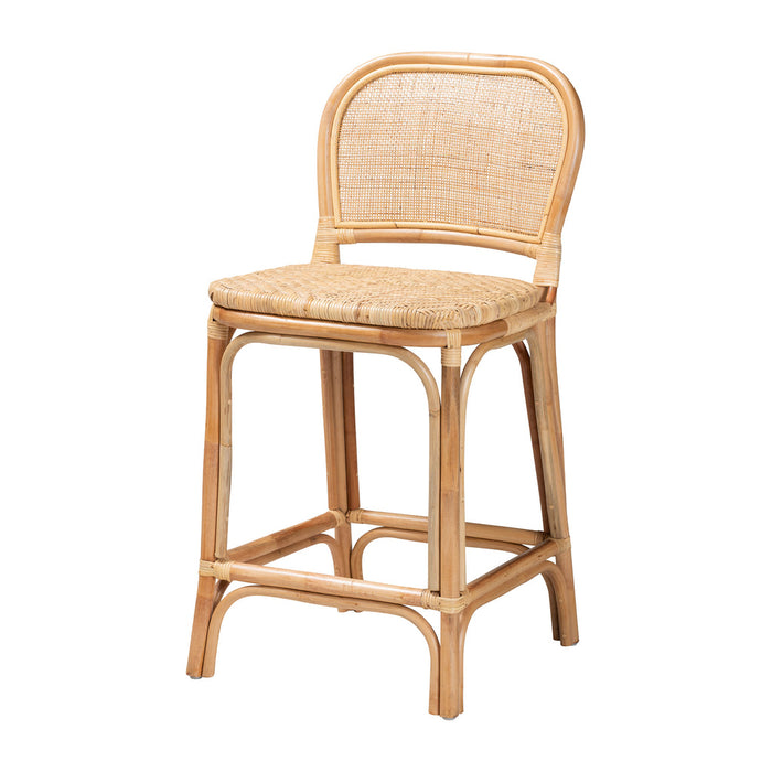 Adrena Bohemian Rattan Counter Stool