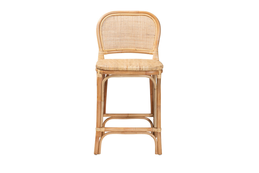 Adrena Bohemian Rattan Counter Stool