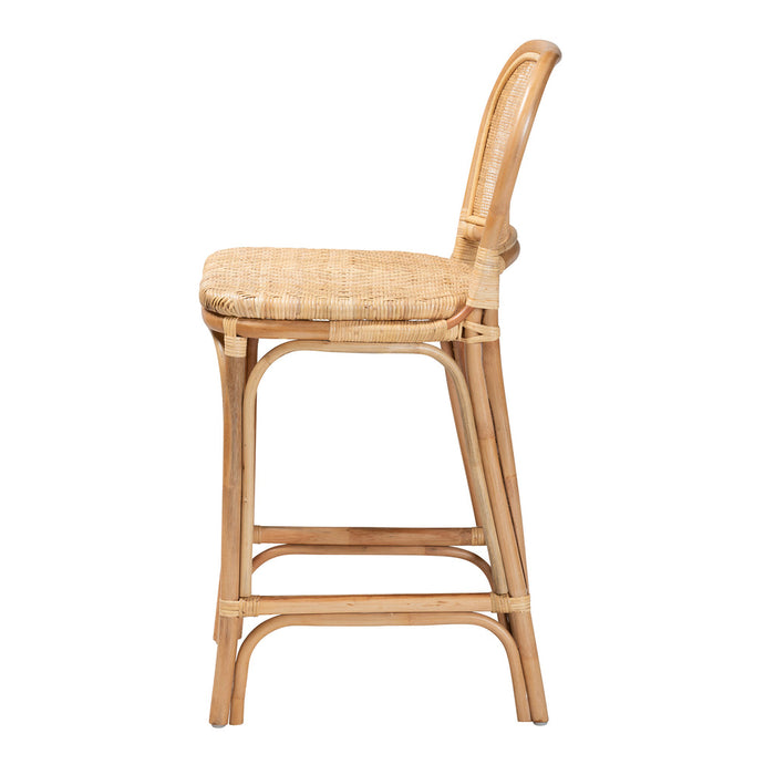 Adrena Bohemian Rattan Counter Stool