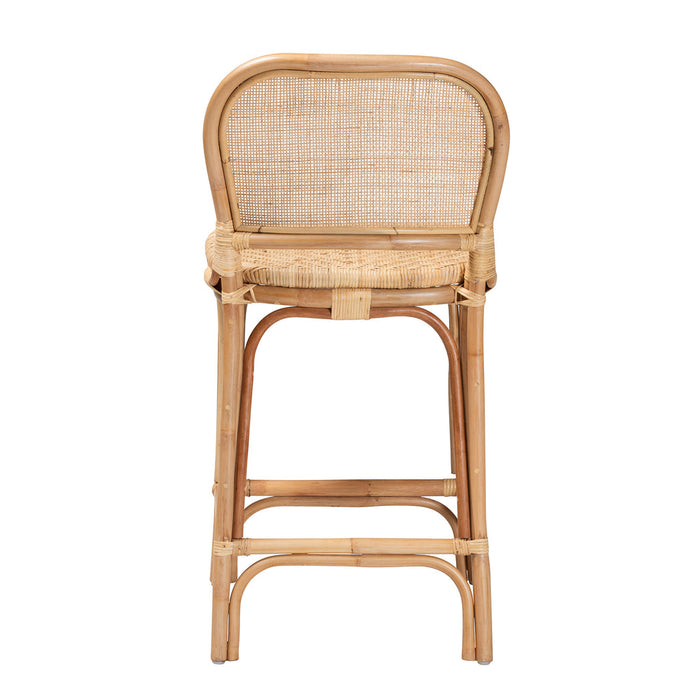 Adrena Bohemian Rattan Counter Stool