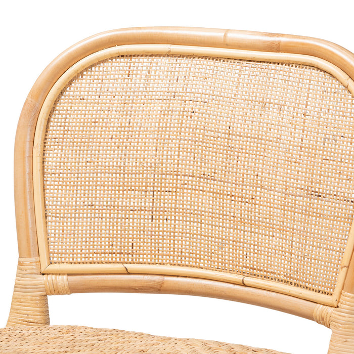 Adrena Bohemian Rattan Counter Stool
