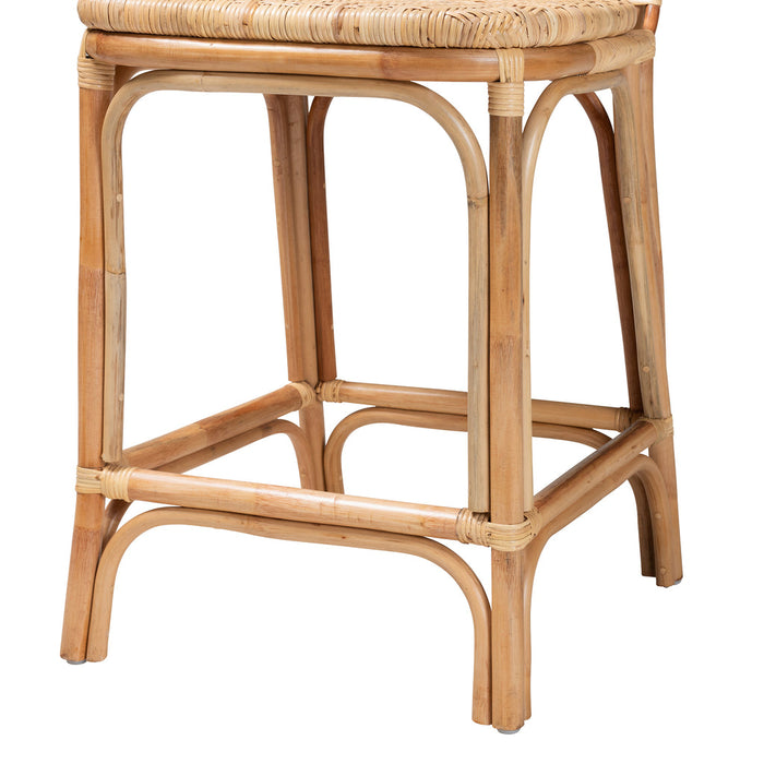 Adrena Bohemian Rattan Counter Stool
