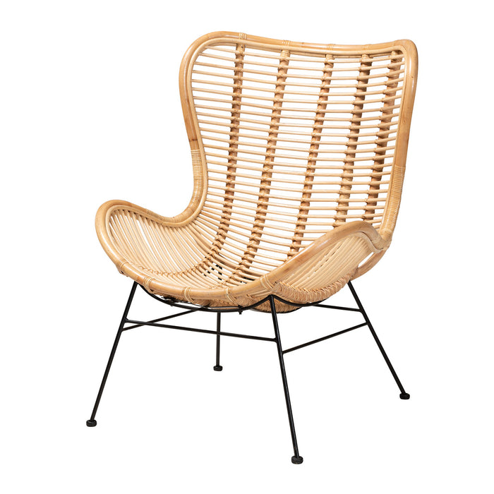 COLORADO MODERN RATTAN ACCENT CHAIR/NATURAL