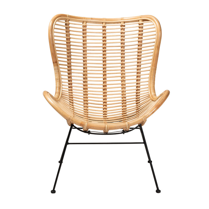 COLORADO MODERN RATTAN ACCENT CHAIR/NATURAL