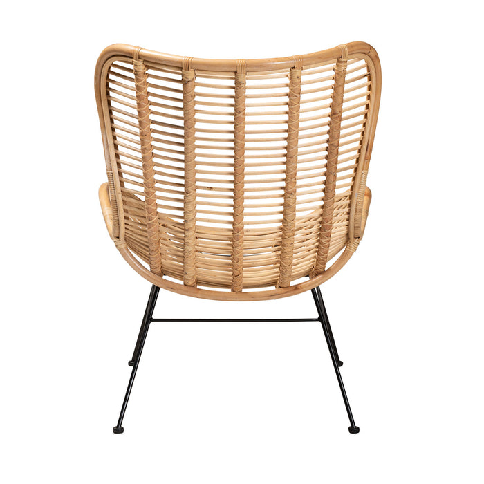 COLORADO MODERN RATTAN ACCENT CHAIR/NATURAL