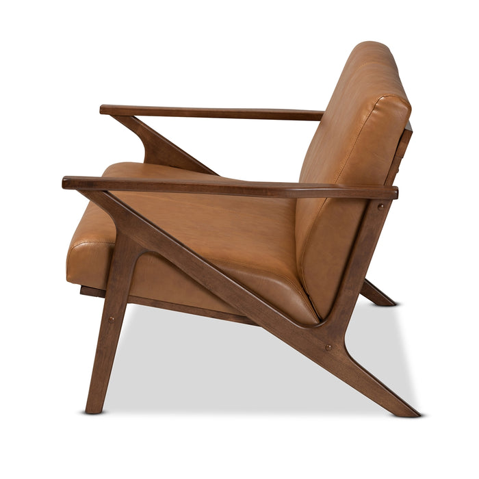 Bianca Mid Century Faux Leather Effect Loveseat - Cool Stuff & Accessories
