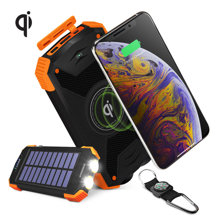 Solar 10000mAh Wireless Power Bank - Cool Stuff & Accessories