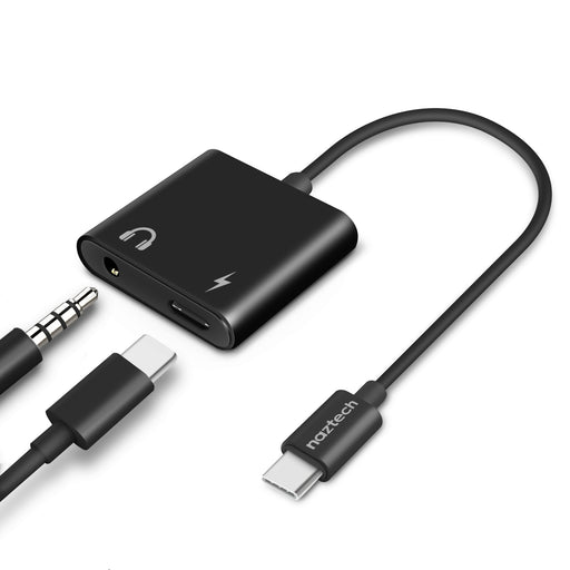 Naztech USB-C & 3.5mm Audio + Charge Adapter - Cool Stuff & Accessories